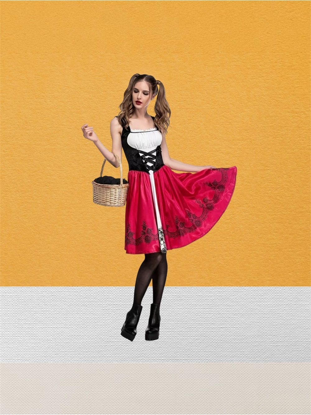 LITTLE RED RIDING HOOD | Halloween Costume | Women’s Size M - Picture 17 of 17